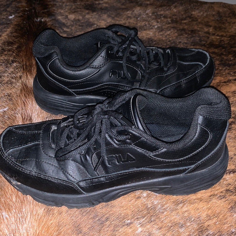 Nonslip Black Work Shoes size 8 1/2